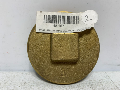 Tyler Pipe 021599 Cleanout Plug 3" Brass