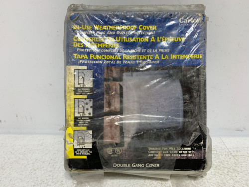 Carlon E9U2GRN2 Weatherproof Cover 2-Gang Gray