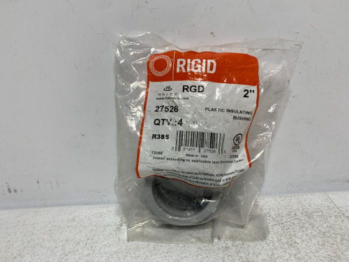 Halex R385 Insulating Bushing 2" Plastic Rigid (lot of 4)