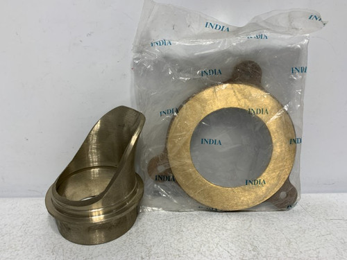 Zurn 35546-001 Downspout Flange Nickel Bronze 2-3/4"
