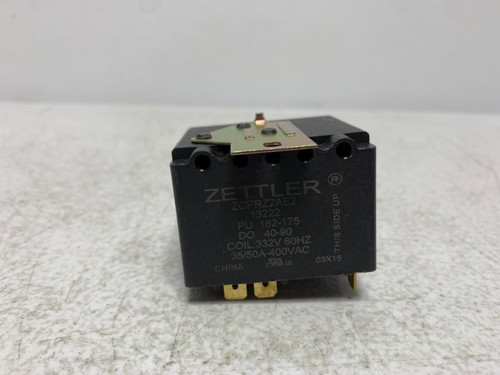 Zettler ZCPRZ2AE2 Relay 35/50A 400VAC 332V Coil