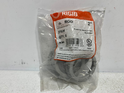 Halex 27526 Insulated Bushing 2" Plastic Rigid (lot of 4)