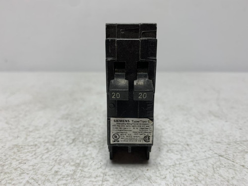 Siemens Q2020 Circuit Breaker 20A 120/240V Tandem