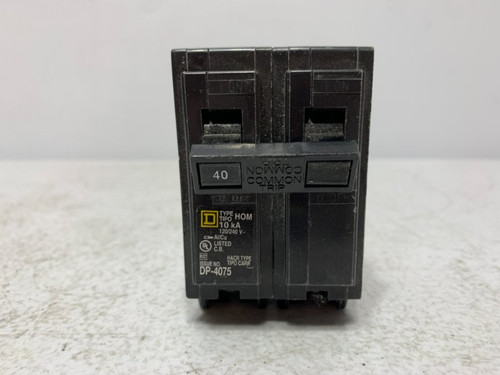 Square D HOM240 Circuit Breaker 40A 120/240V