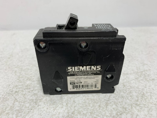 Siemens Q115 Circuit Breaker 15A 120/240V 1-Pole