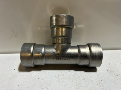 Apollo Powerpress 3/4" x 3/4" x 3/4 Tee 125 PSI