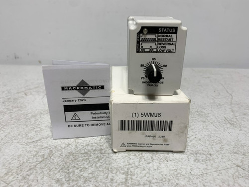 Macromatic PAP480 Phase Monitor Relay 480VAC 10A SPDT