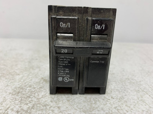 Eaton BR220 Circuit Breaker 20A 120/240V 2-Pole