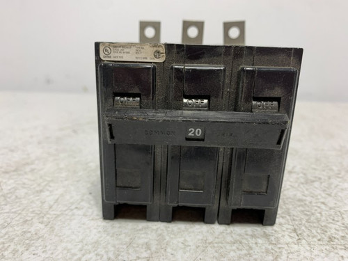 Eaton BAB3020H Circuit Breaker 20A 240V 3-Pole