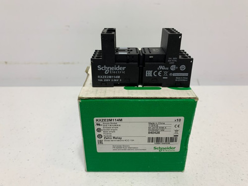 Schneider Electric RXZE2M114M Relay Socket 10A 250V (lot of 8)