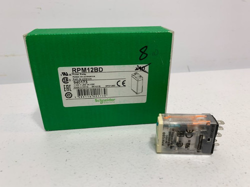 Schneider Electric RPM12BD Power Relay 24VDC 15A SPDT
