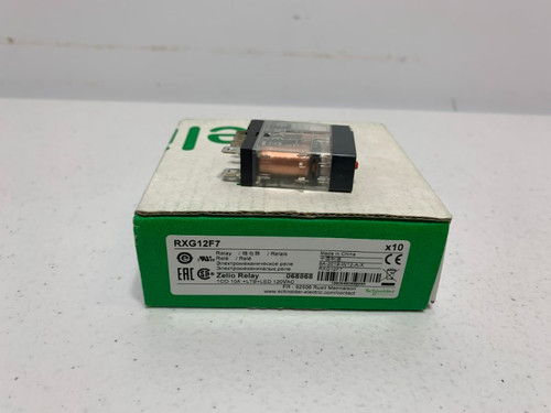 Schneider Electric RXG12F7 Relay 10A 120VAC SPDT LED