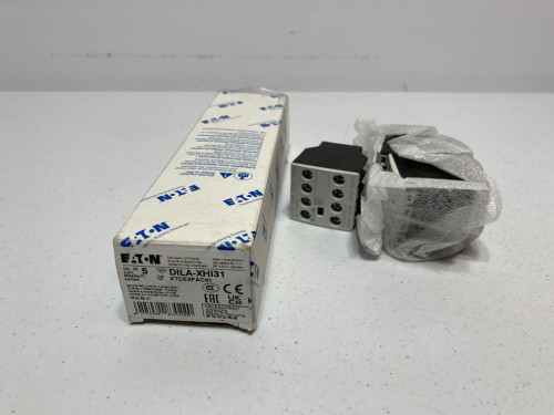 Eaton DILA-XHI31 Contact Block 6A 415V 4-Pole (lot of 3)