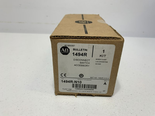 Allen Bradley 1494R-N10 Lug Connector 400A