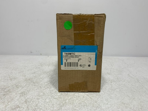 Eaton T65MTC Conduit Body 2" Combo T Cover Neoprene Gasket (lot of 2)