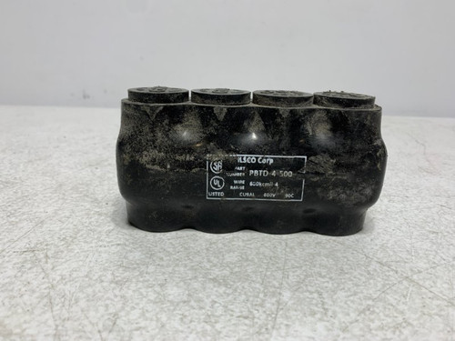 Ilsco PBTD-4-500 Connector 600V 90C 4 AWG to 600 kcmil