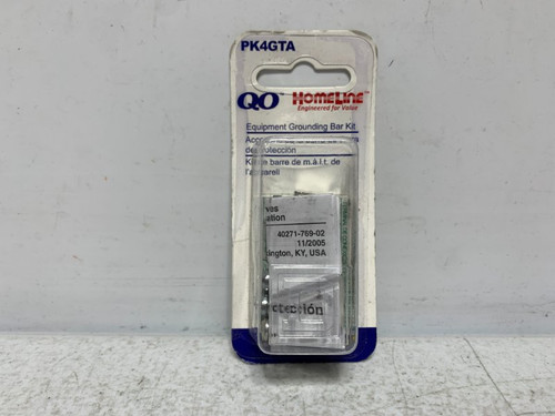 Square D PK4GTA Ground Bar Kit 4-Terminal 1.63" Length