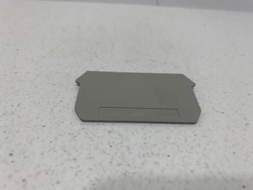 Phoenix Contact D-UDK 4 End Cover PA 6.6 Gray (lot of 89)