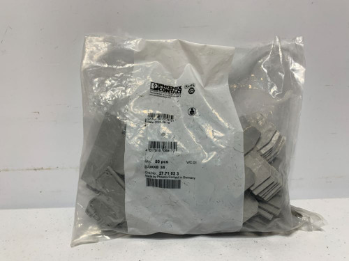 Phoenix Contact 2771023 End Cover Gray PA UL 94 V0 (lot of 134)