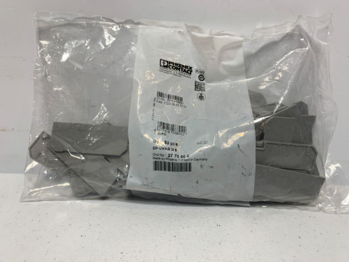 Phoenix Contact 2770804 Spacer Plate 2.5mm Gray (lot of 63)
