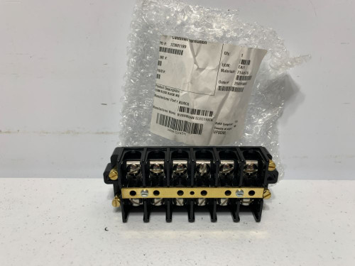 Cooper Bussmann KUSC6 Terminal Block 60A 600V 6-Pole