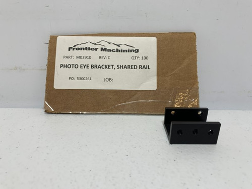 Frontier Machining M03910 Photo Eye Bracket Shared Rail (lot of 103)