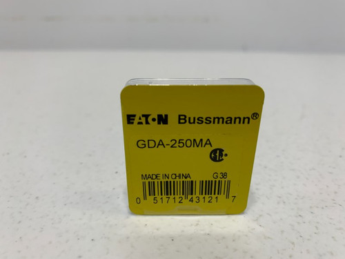 Eaton GDA-250MA Fast-Acting Fuse 0.250A 250V 5x20mm (lot of 9)