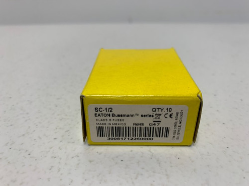 Eaton SC-1/2 Fuse 0.5A 600VAC 170VDC
