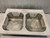 Compass Manufacturing 481-5476 33x22 Double Bowl Kitchen Sink 4 Hole