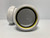 Napco G204 PVC Pipe Fitting 4" 90 deg Short Turn DR35