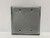 Red Dot 2CCB Blank Cover 2-Gang Silver (lot of 2)