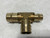 Uponor 3/4" x 1" x 1" Reducing Tee Brass PEX Fitting (lot of 5)