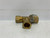 Anderson Metals 750064-10 Tube Union Tee 5/8" Compression Brass