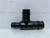 Unbranded 1/2 x 3/4 x 3/4 Tee Fitting Black Plastic