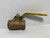 Milwaukee Valve 15-45 1" Ball Valve Brass FP NPT A100