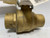 FNW FNWX411CH 1-1/4" Brass Ball Valve 600# Sweat