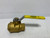 Jomar Valve T-100 3/4" Ball Valve Full Port Threaded Brass