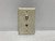 GC Electronics 30-9733-BU Telephone/Coaxial Wall Plate (Pack of 10)