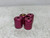 Novent R-410 Refrigerant Cap Tamper-Resistant Pink 1/4" (lot of 4)