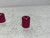 Novent R-410 Refrigerant Cap Tamper-Resistant Pink 1/4" (lot of 4)