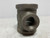 3/4" x 1-1/2" x 1-1/2" Black Iron Tee Malleable Pipe Fitting (lot of 5)