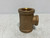 1 1x1x1/2 Brass Tee Lead-Free FPT Reducing (lot of 3)