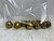 3/8" 3/8" Brass Cap Compression Fitting (lot of 10)