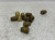 1/8" 1/8" Brass Plugs Pipe Plug 1/8" NPT Male Brass (lot of 10)