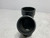 1-1/2" x 1-1/2" x 1-1/2" x 1-1/2 Black PVC Wye Fitting (lot of 5)