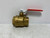 RWV 5044F 1-1/2" Brass Ball Valve Full Port 600 WOG