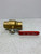 RWV 5595AB Ball Valve 1-1/2" Brass Full Port 600WOG