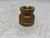 Unbranded 1/2"-3/4" Brass Reducer Coupling Fitting (lot of 5)
