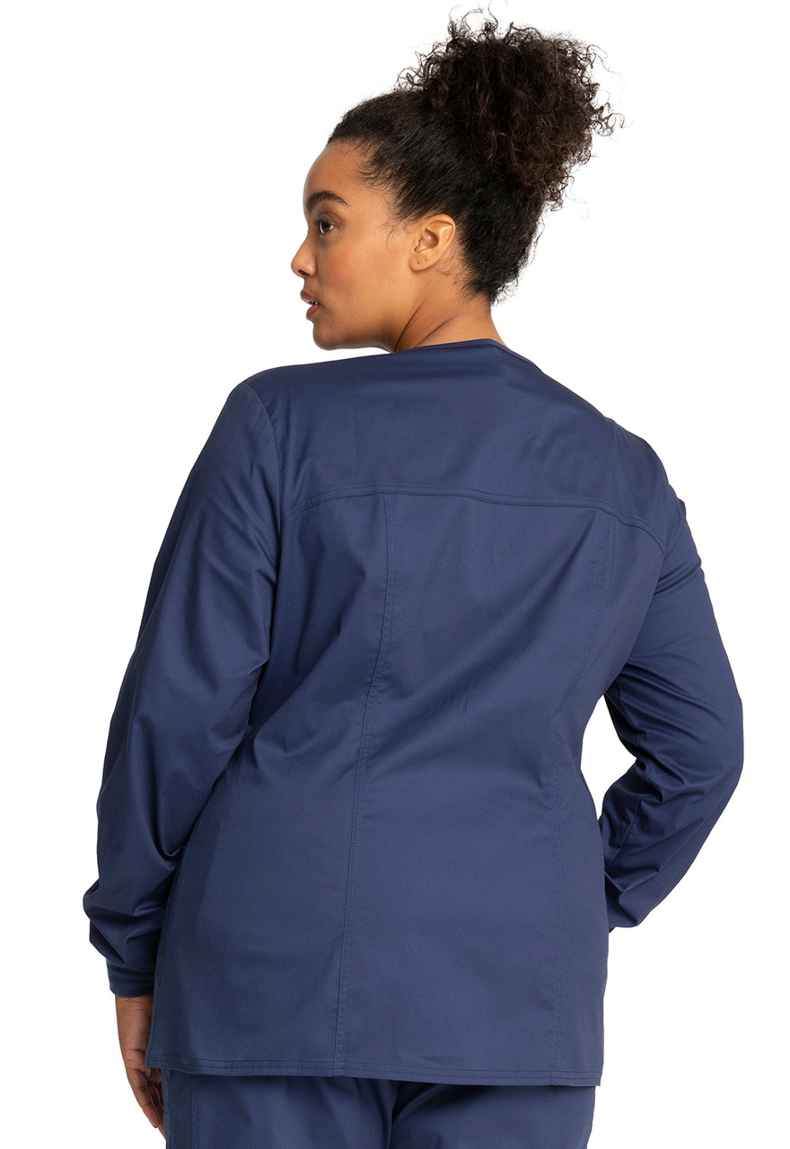 Cherokee Workwear Core Stretch Women's Scrubs Jacket Zip Front