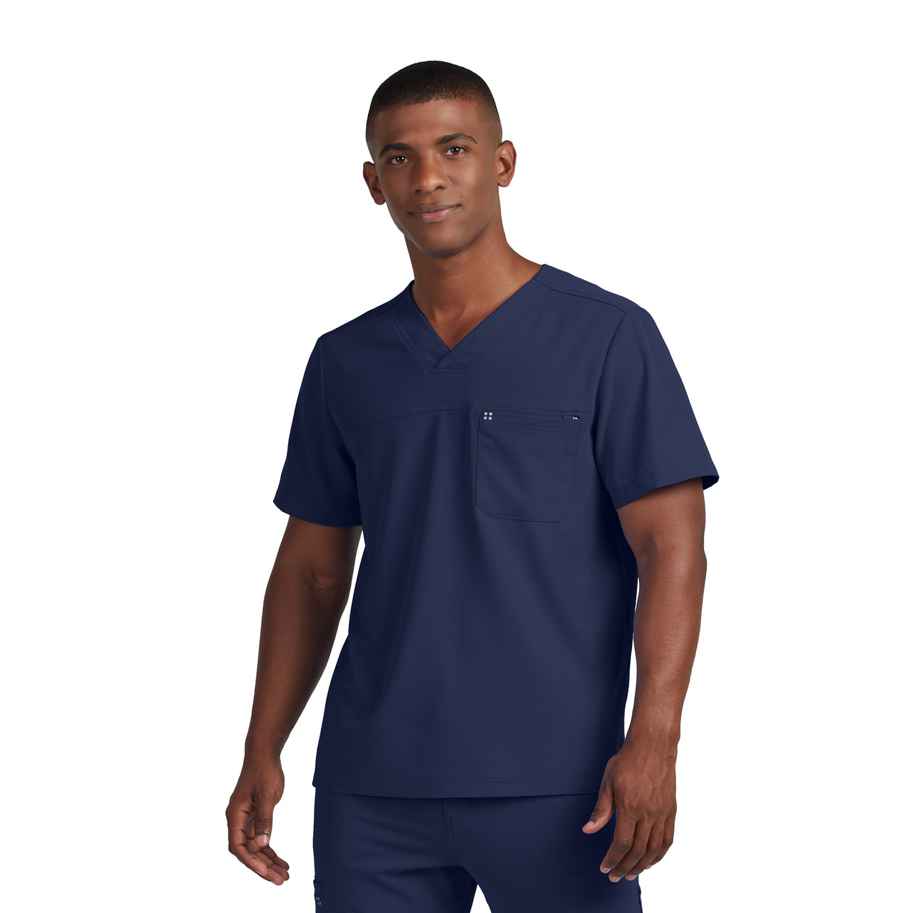 White Cross Crft Men's 2 Pocket Tuckable Scrub Top WT131 - Netuniform